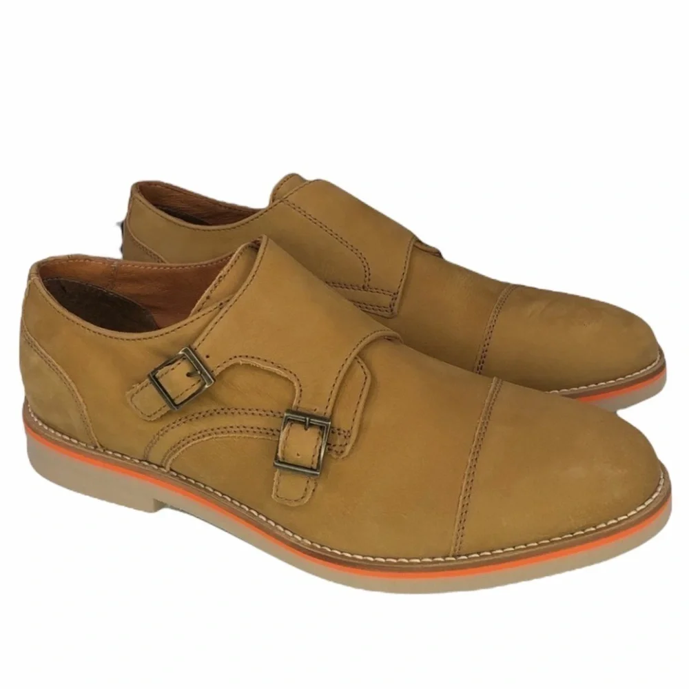 BAR III Baxter Monk Strap Leather Shoes